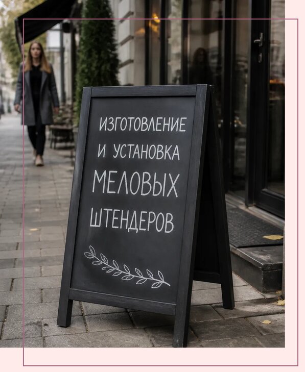 Меловые штендеры в Чистополе по цене от 6655 р. | Аванза-Чст